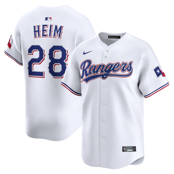 Jonah Heim Texas Rangers Nike Alternate Limited Player Jersey - White