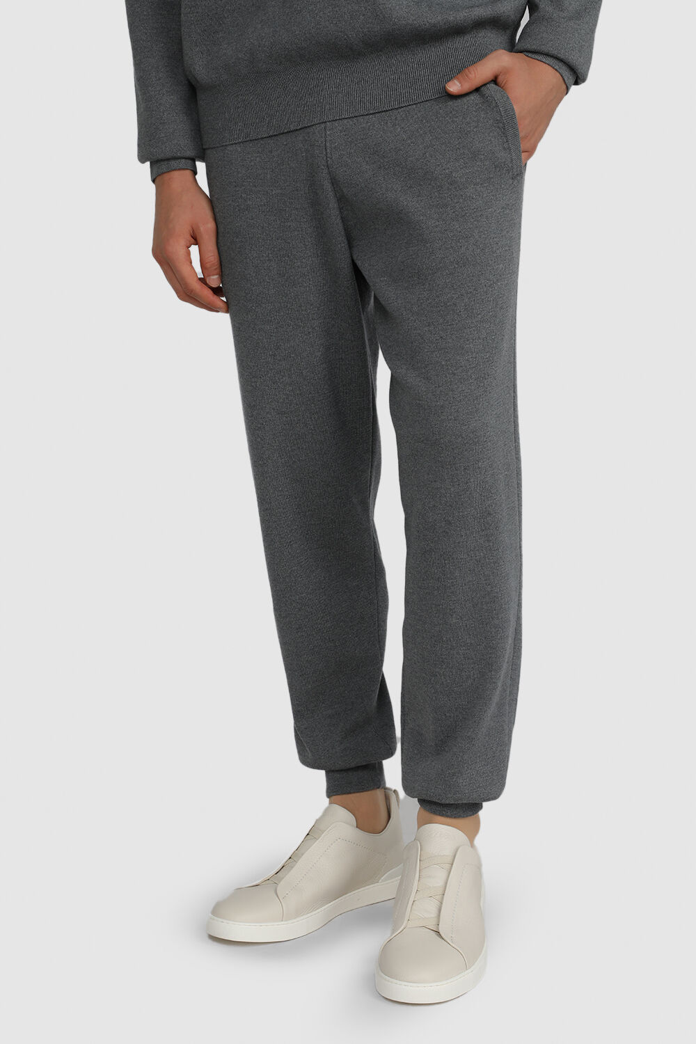 ZEGNA נעלי סניקרס מעור