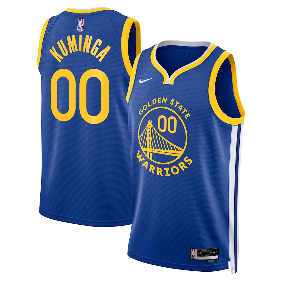 Jonathan Kuminga Golden State Warriors Nike Unisex 2022/23 Swingman Badge Player Jersey - Icon Edition - Royal