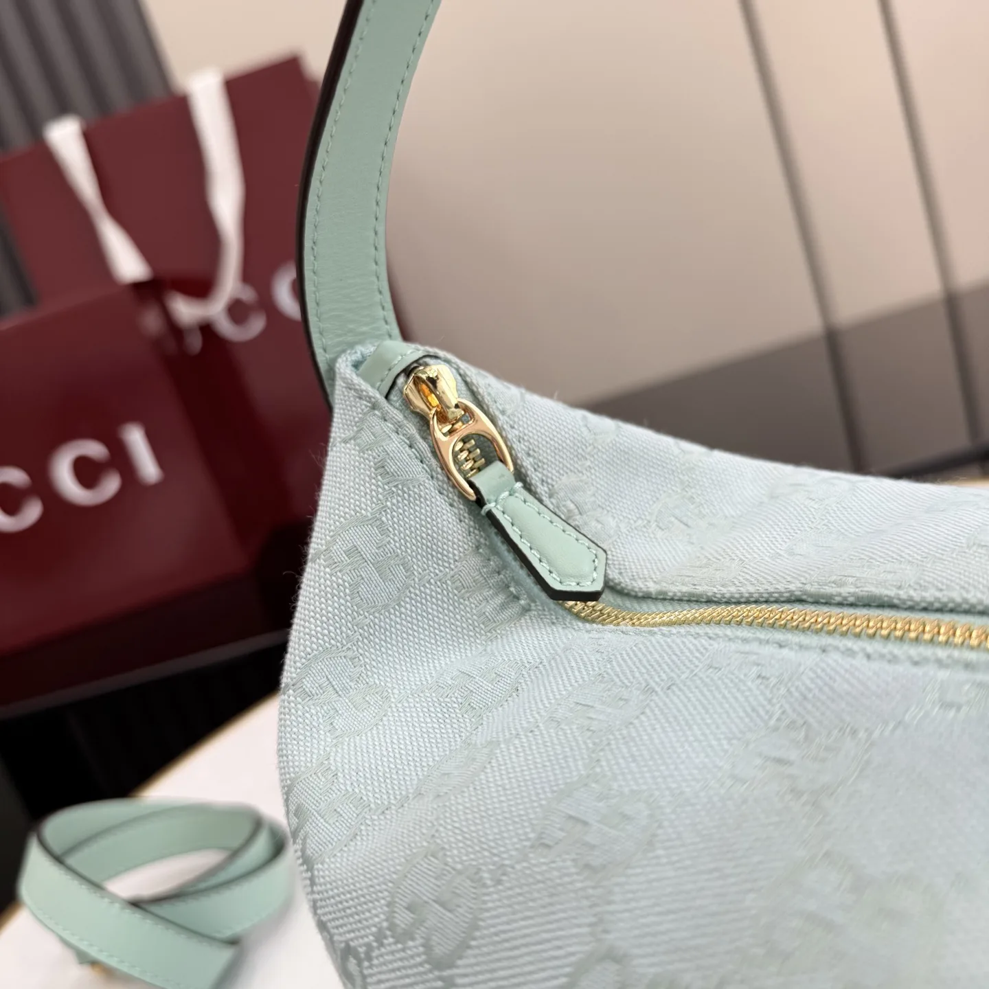 Gucci Blue GG Supreme Canvas Crossbody Bag product photo from LabelPicks