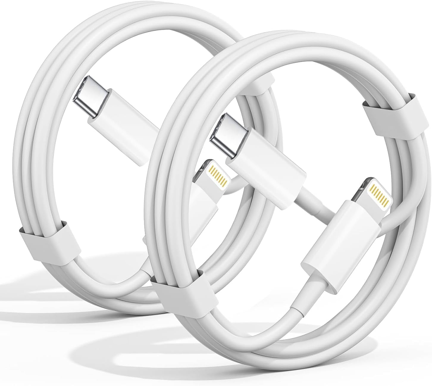 USB C to Lightning Cable 3FT [Apple MFi Certified] 2Pack 2 Pack