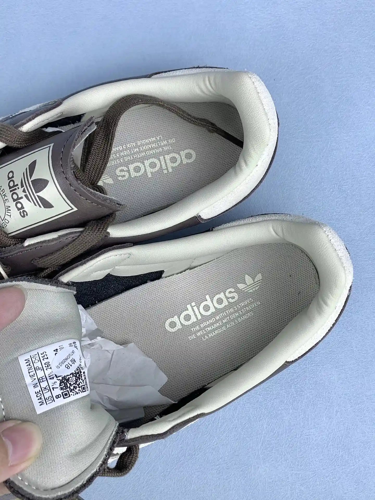adidas Samba OG Brown Putty Grey Shoes product photo from LabelPicks