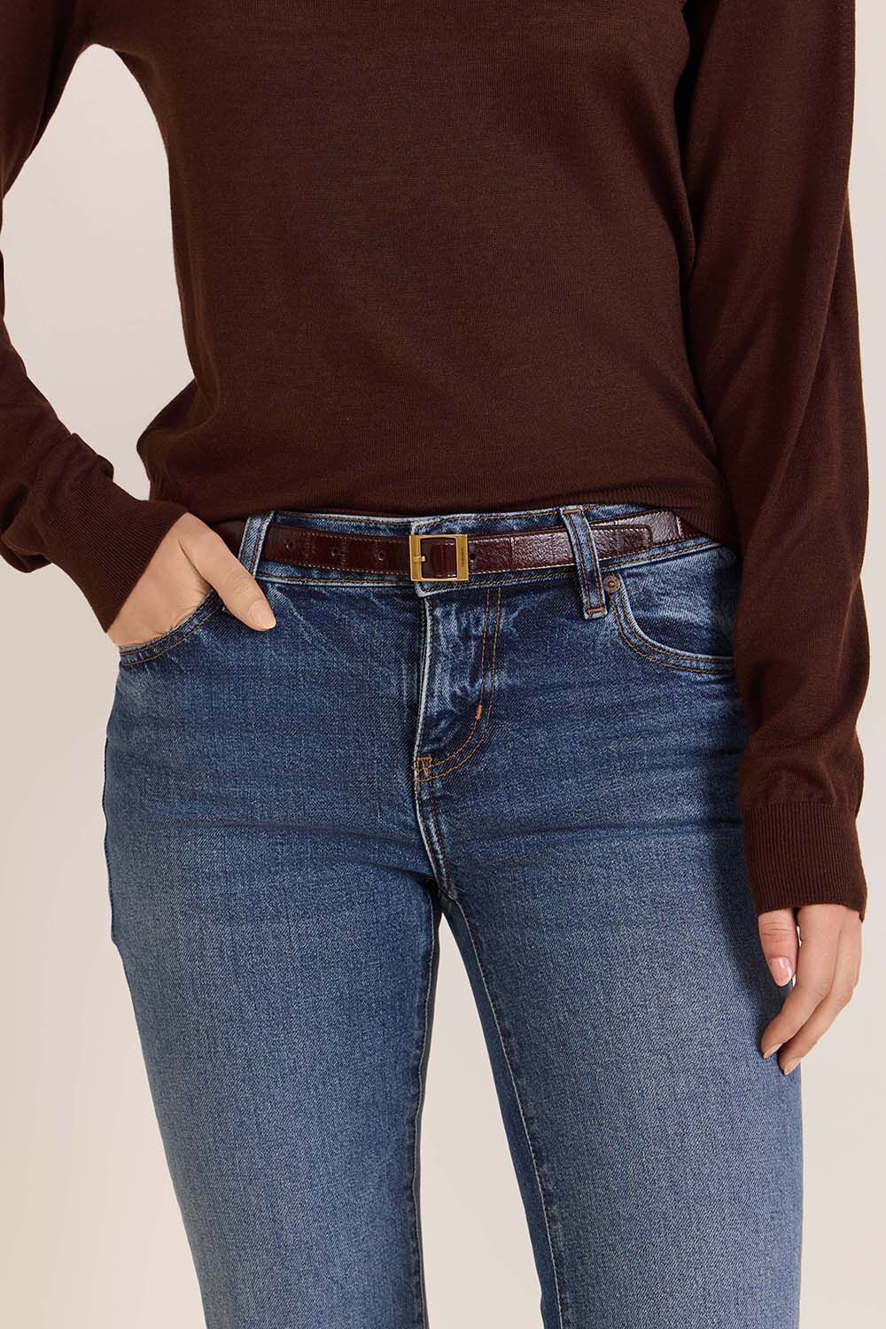 SAINT LAURENT חגורה