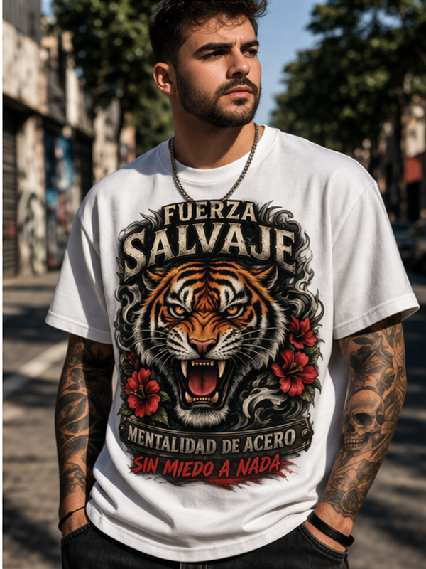 Remera Tigre Tattoo | Streetwear Dark Unisex