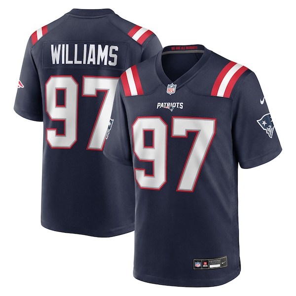 Milton Williams New England Patriots Nike Game Player Jersey - Navy