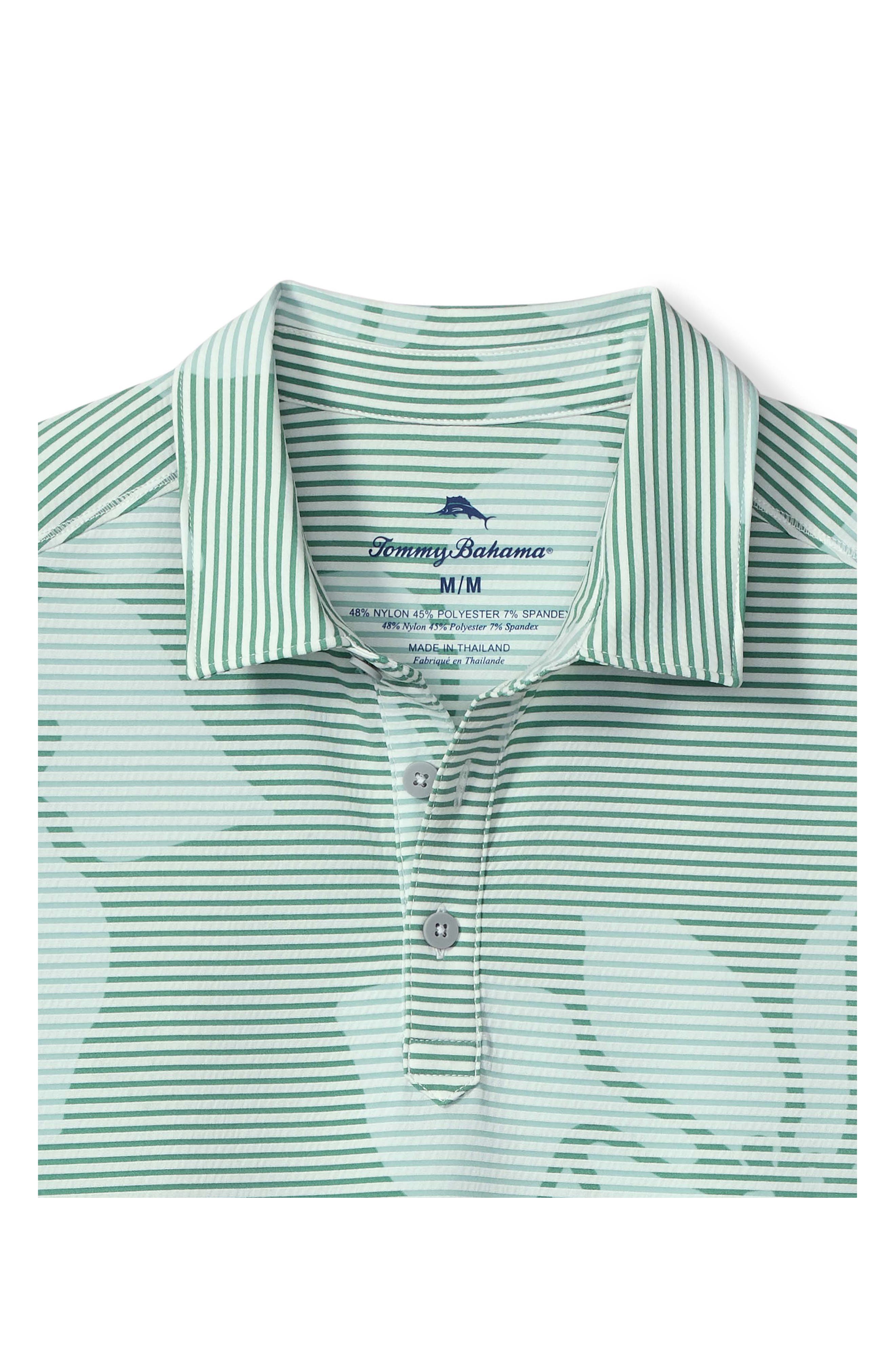 Tommy Bahama Costa Wave Grande Seersucker Stripe IslandZone® Polo