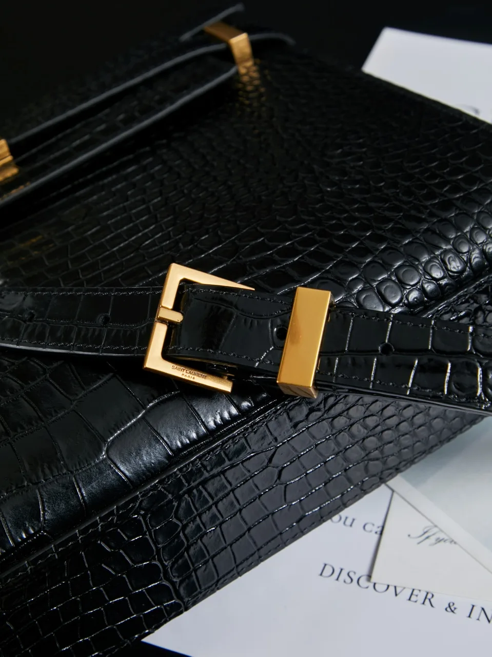 Fendi Black Baguette Calfskin Shoulder Bag product photo from LabelPicks