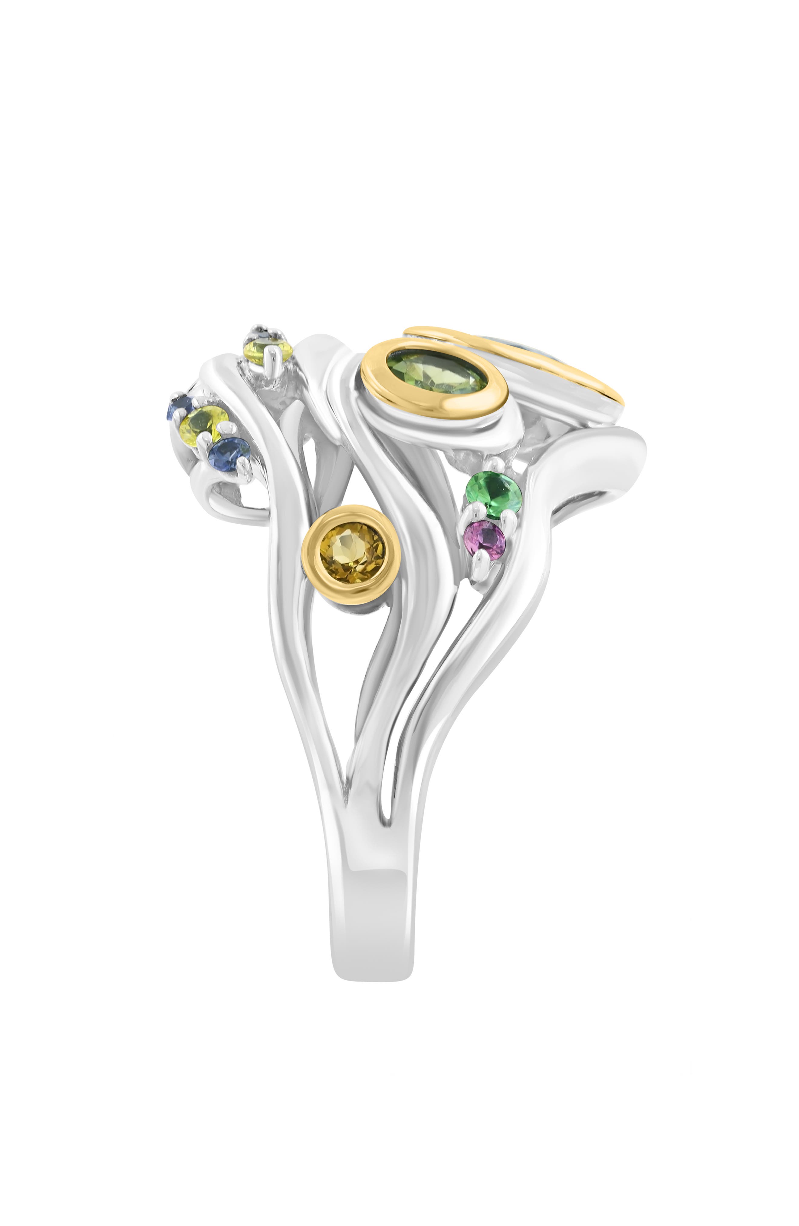 EFFY Bezel Set Gemstone Cluster Ring