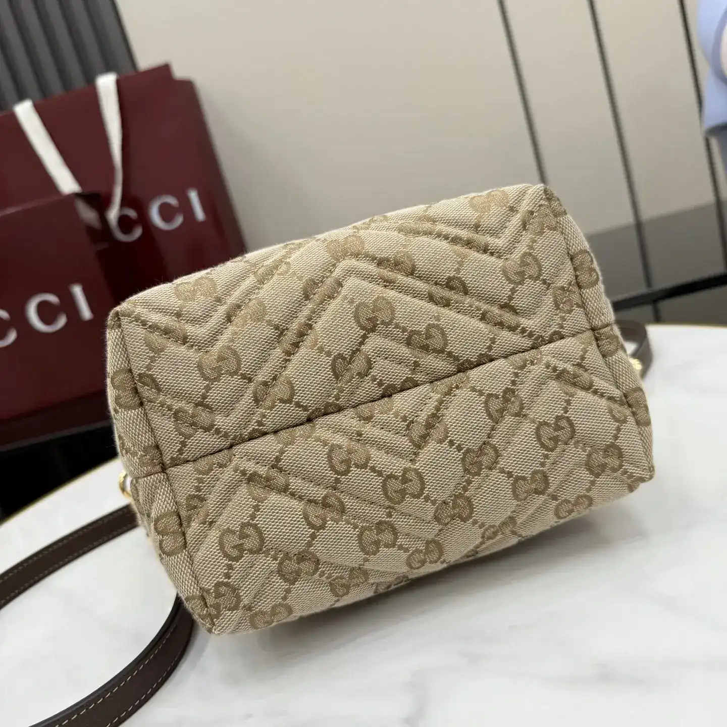 Gucci Generation Brown GG Supreme Canvas Tote Bag product photo from LabelPicks