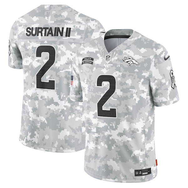 Patrick Surtain II Denver Broncos Nike 2024 Salute to Service Limited Jersey - Arctic Camo