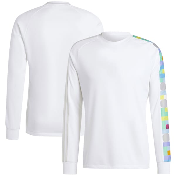 Peter Saville x Manchester United adidas Long Sleeve Jersey – White