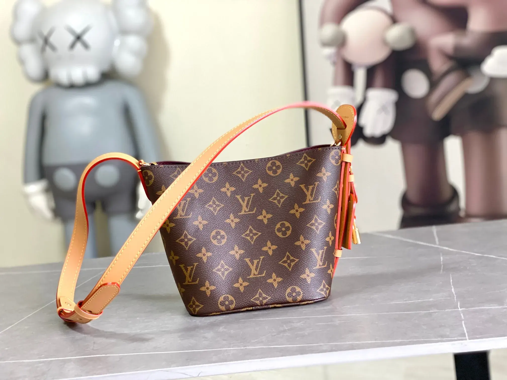 Louis Vuitton Canvas and Leather Bucket Bag product photo from LabelPicks