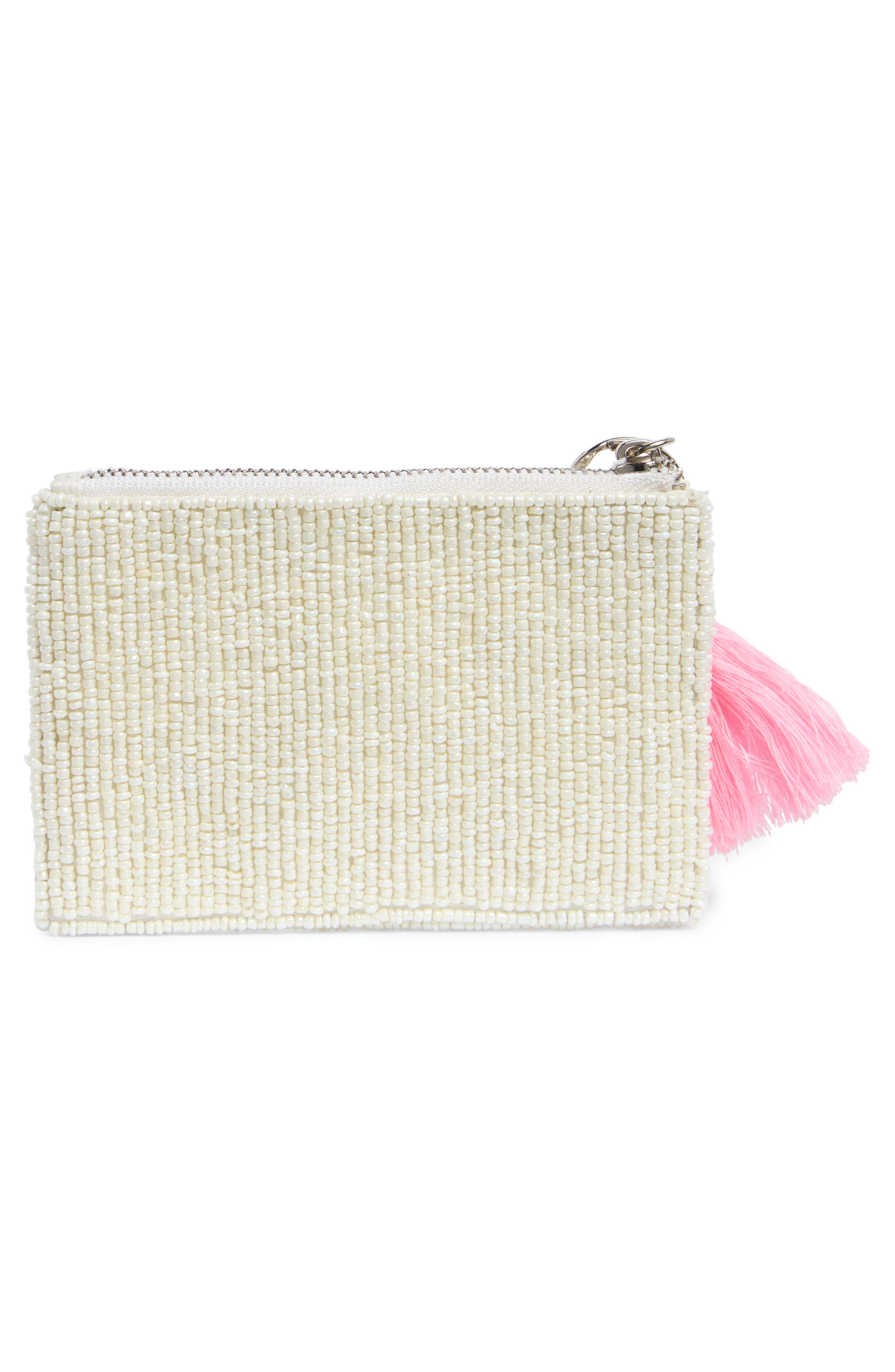 Collection XIIX Frosted Donut Beaded Coin Pouch