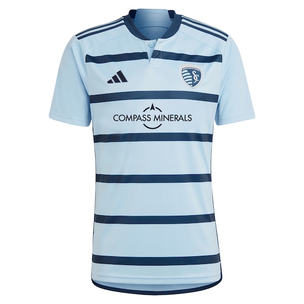 Erik Thommy Sporting Kansas City adidas 2024 Hoops 4.0 Replica Player Jersey – Light Blue
