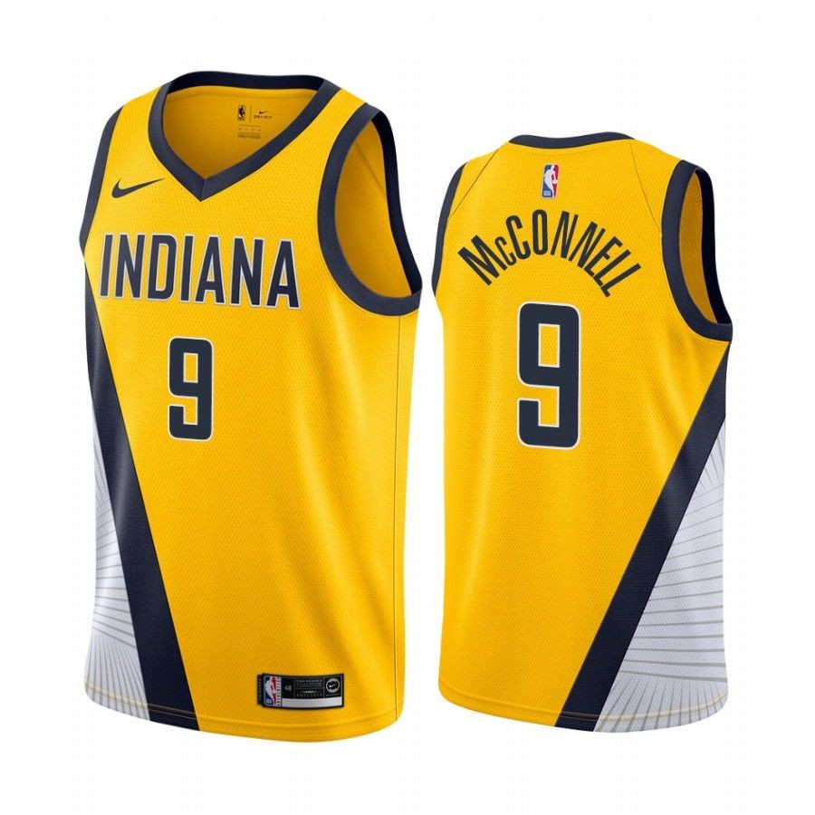 T.J. McConnell Indiana Pacers Nike Unisex Swingman Replica Jersey - Icon Edition - Yellow