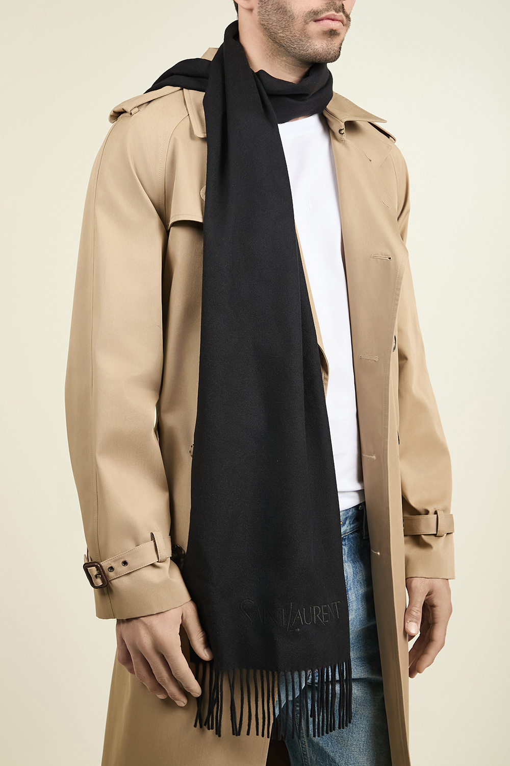 SAINT LAURENT צעיף קשמיר