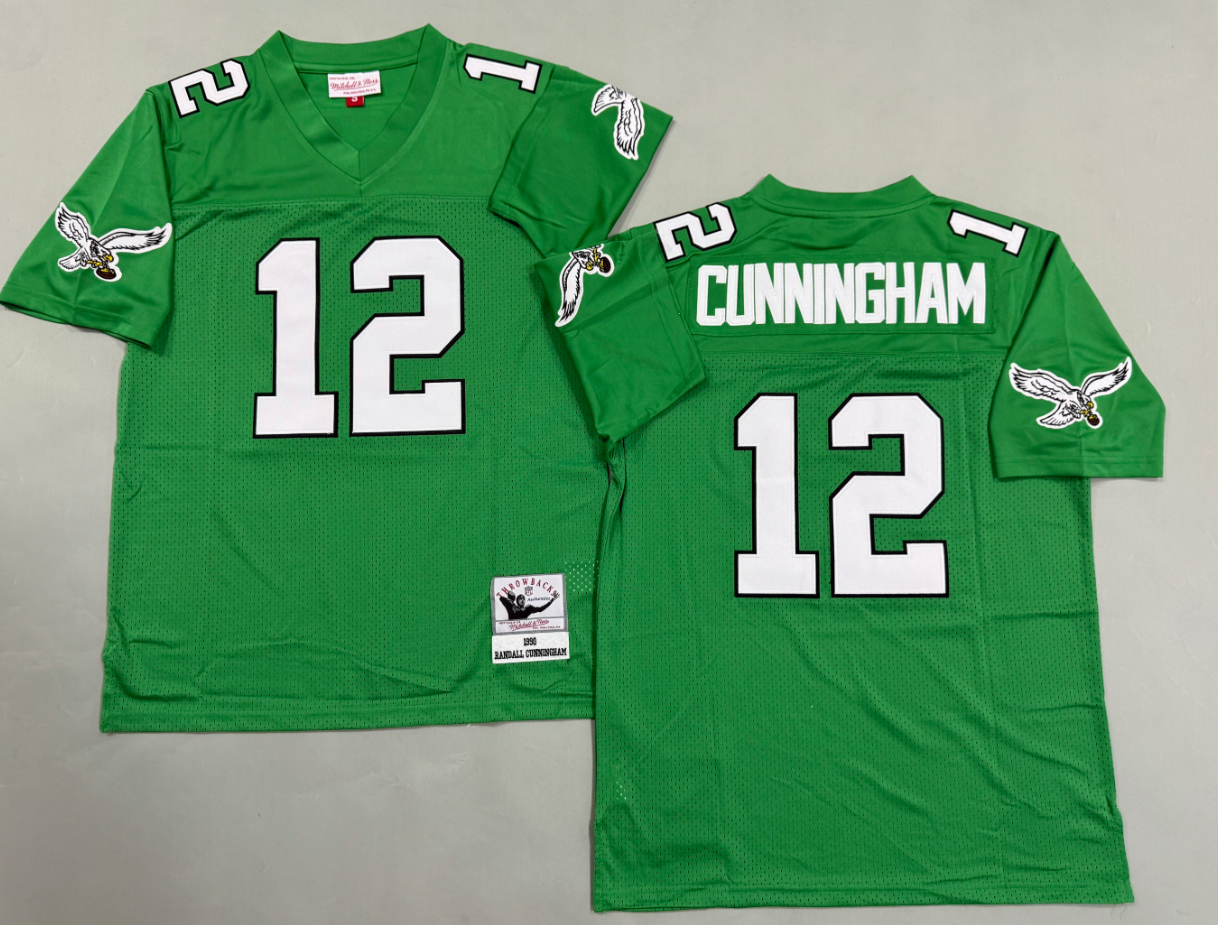 Randall Cunningham Philadelphia Eagles Authentic Throwback Retired Player Jersey