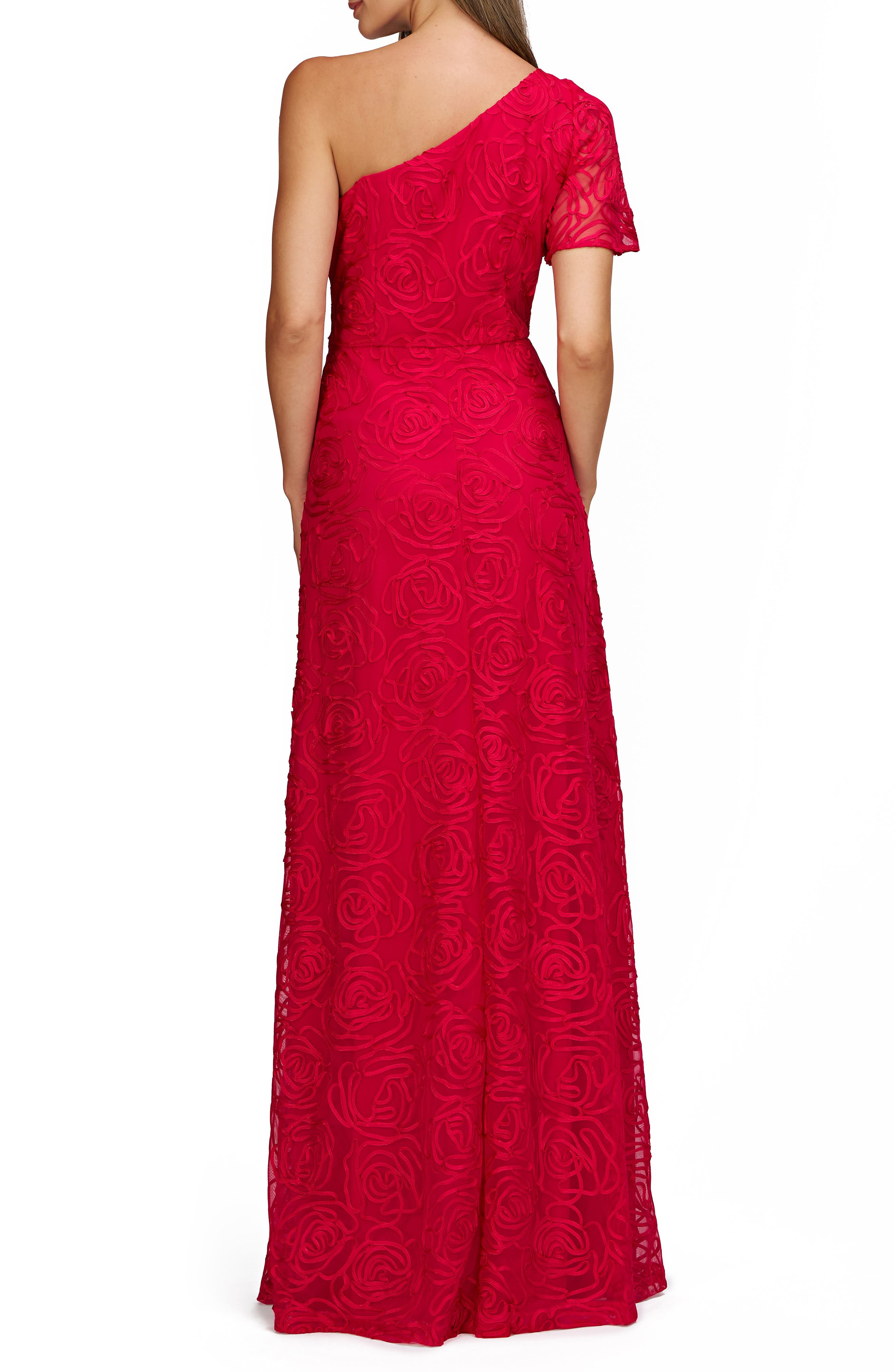 JS Collections Anastasia Single Flutter Sleeve Gown