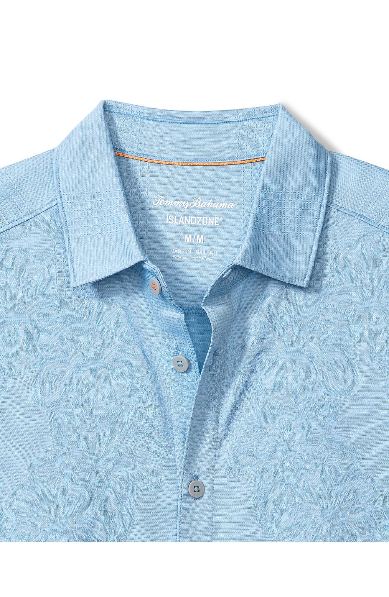 Tommy Bahama Palm Coast Cascade Vines IslandZone® Performance Short Sleeve Knit Button-Up Shirt