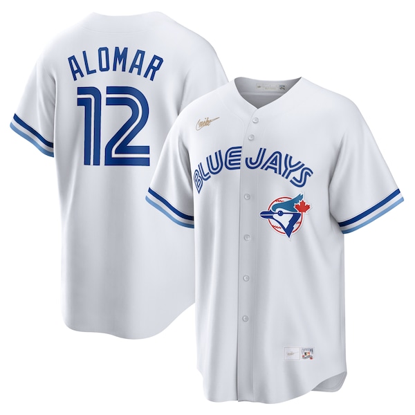 Roberto Alomar Toronto Blue Jays Nike Home Cooperstown Collection Player Jersey - White