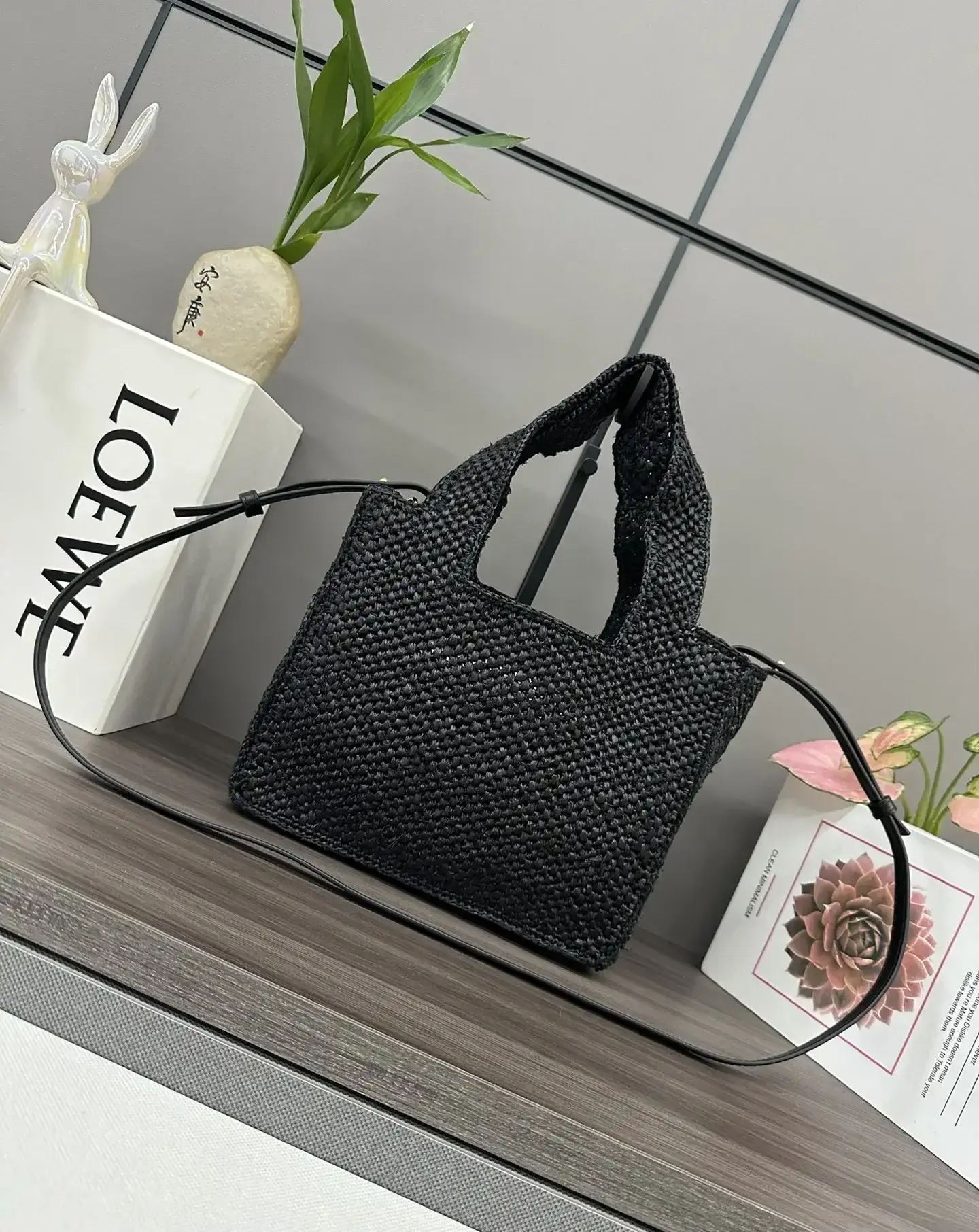 Loewe Woven Leather Tote Bag product photo from LabelPicks