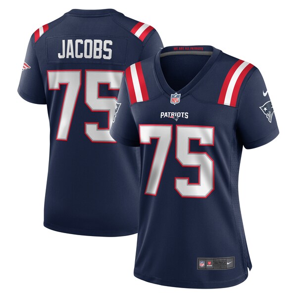 Demontrey Jacobs New England Patriots Nike Women's  Game Jersey -  Navy