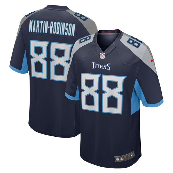David Martin-Robinson Tennessee Titans Nike  Game Jersey -  Navy
