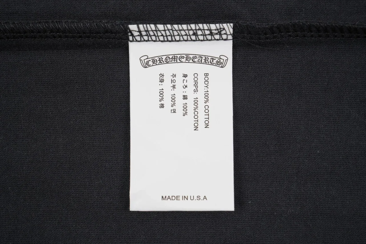 Chrome Hearts Black Yellow Sanskrit Pocket T-Shirt product photo from LabelPicks