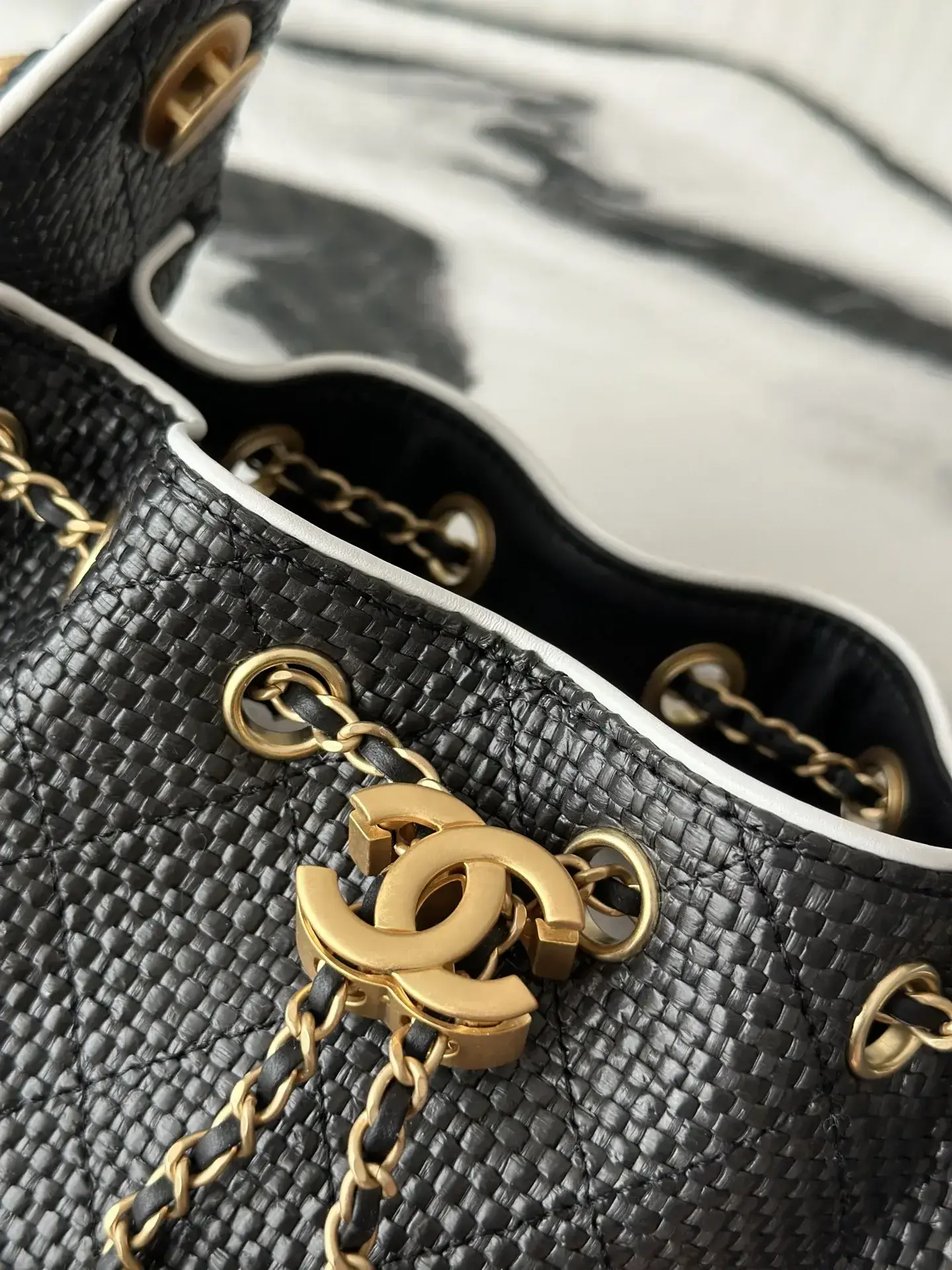 Chanel Straw Woven Hobo Bag product photo from LabelPicks