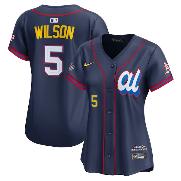 Jacob Wilson American League Nike Women's 2025 All-Star Edition Limited Player Jersey - Navy