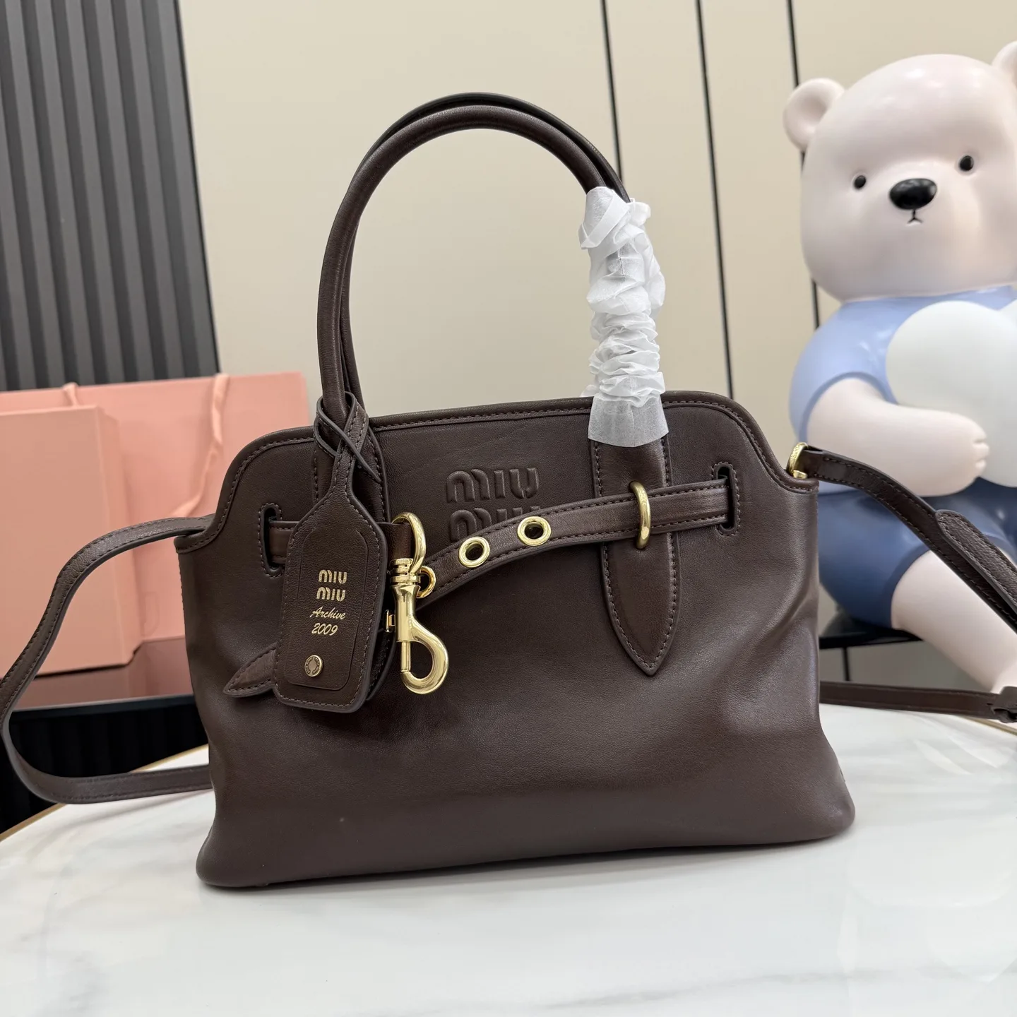 Miu Miu Polished Top Handle Bag product photo from LabelPicks