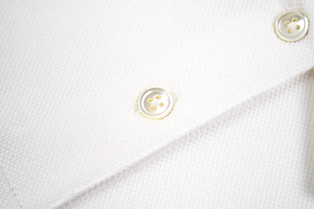 Miu Miu White Logo Embroidered Long Sleeve Polo Shirt product photo from LabelPicks