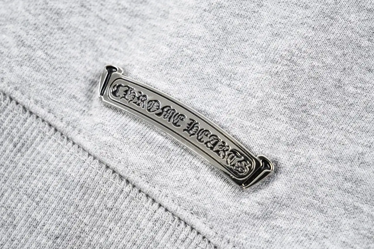 Chrome Hearts Grey Cross Leather Patch Hooded Jacket product photo from LabelPicks