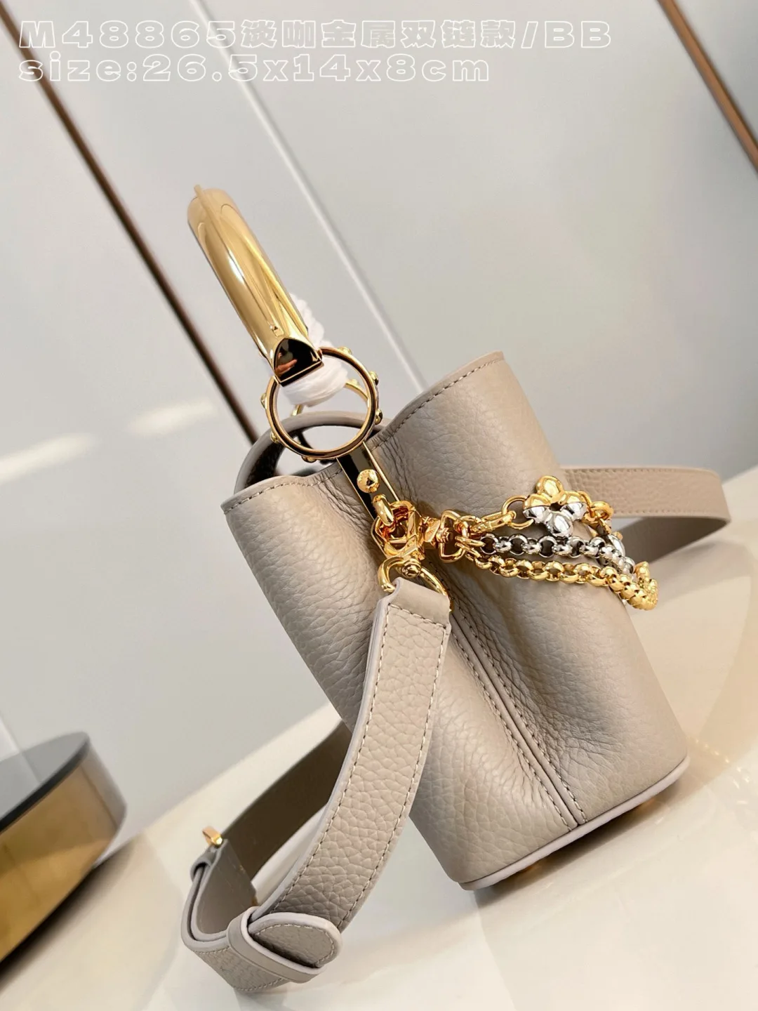 Louis Vuitton Capucines Grained Leather Crossbody Bag product photo from LabelPicks