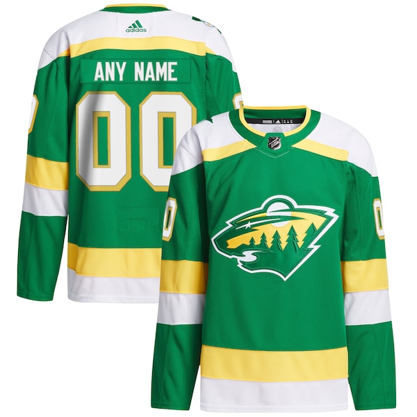 Minnesota Wild adidas  Alternate 2023/24 Primegreen Authentic Custom Jersey - Green