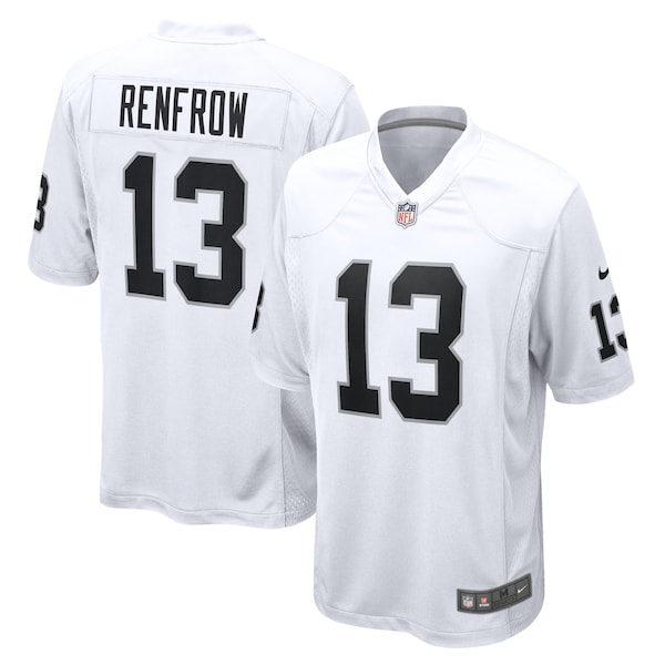 Hunter Renfrow Las Vegas Raiders Nike Game Player Jersey - White/Black
