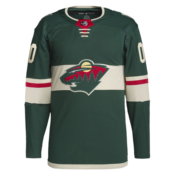 Minnesota Wild adidas  Home  Primegreen Authentic Custom Jersey - Green