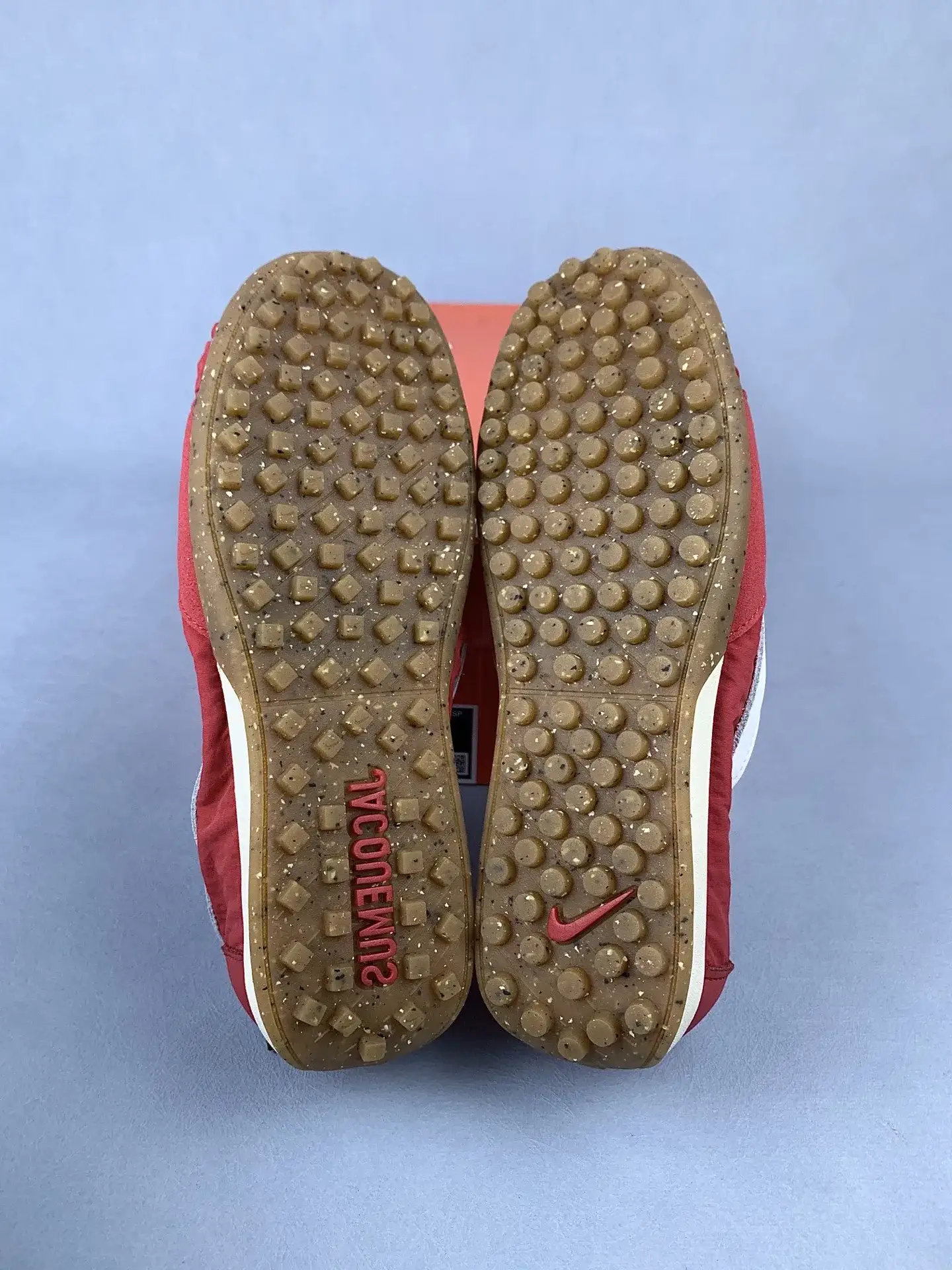Nike Moon Shoe x Jacquemus 'University Red and Gum Light Brown' Shoes product photo from LabelPicks