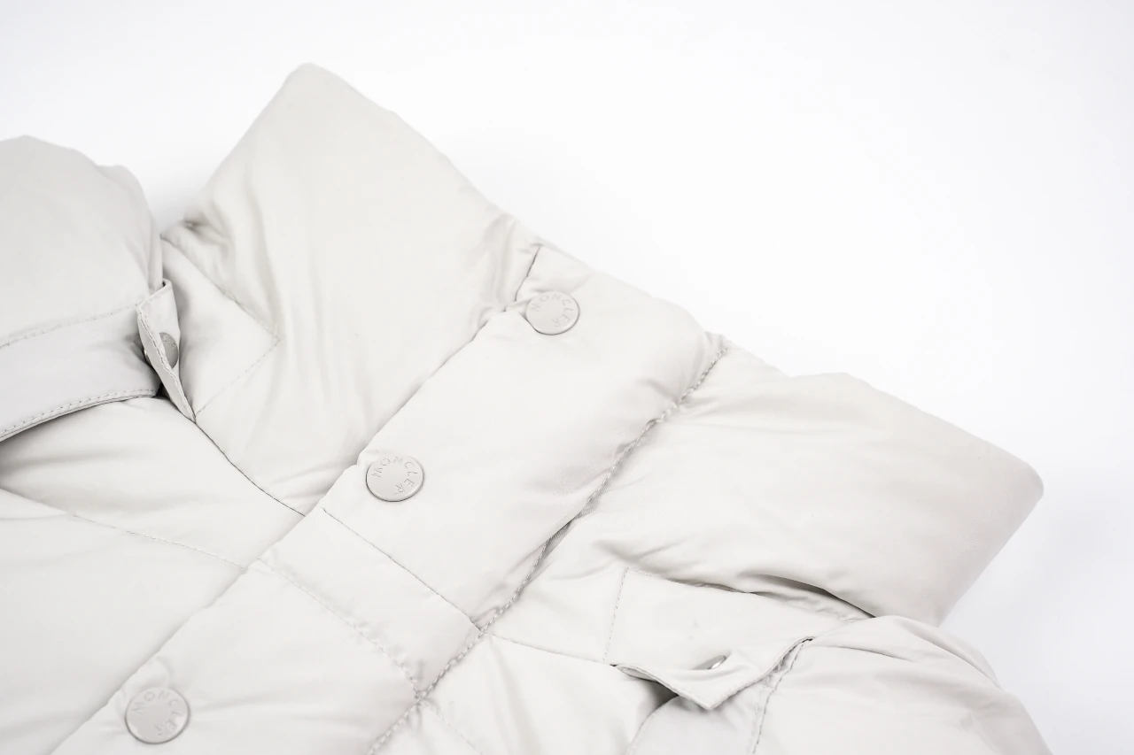 Moncler White Matte Maya70 Hooded Down Jacket product photo from LabelPicks