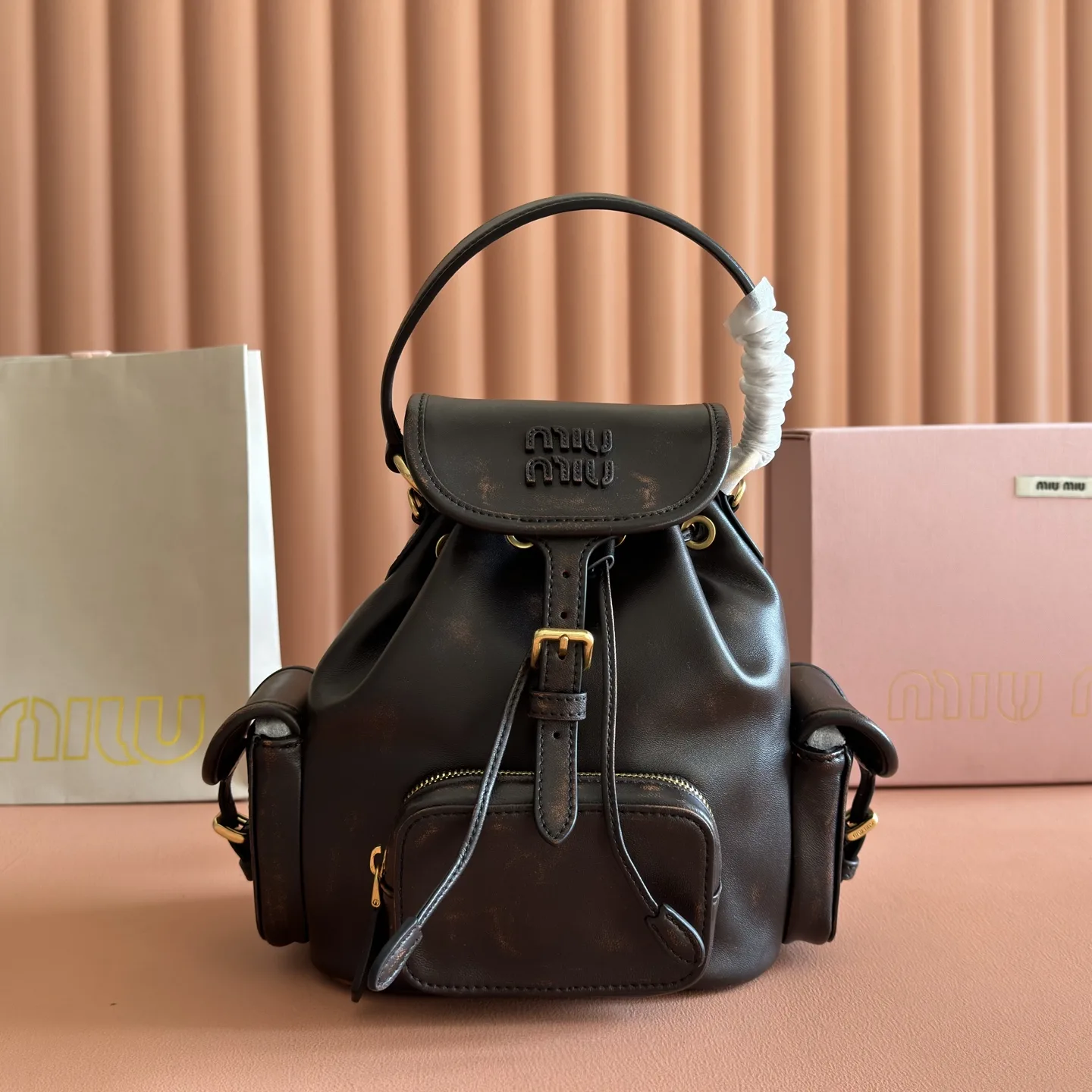 Miu Miu Calfskin Backpack product photo from LabelPicks