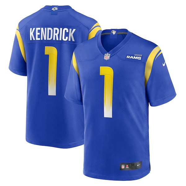 Derion Kendrick Los Angeles Rams Nike Home Game Jersey - Royal