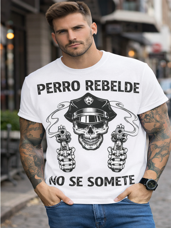 Remera “Rebelde de Calle” – Calle y Calavera