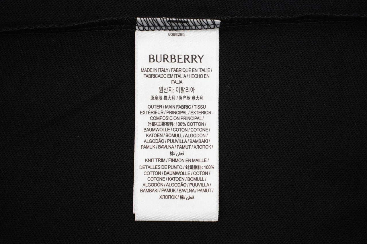 Burberry Black Rope Equestrian Knight Print T-Shirt product photo from LabelPicks