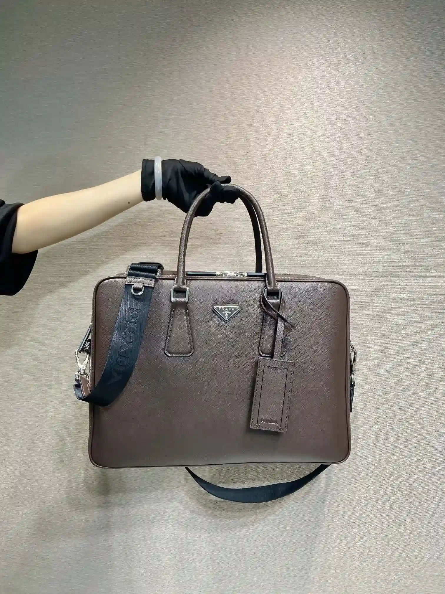Prada Grained Leather Tote Bag product photo from LabelPicks