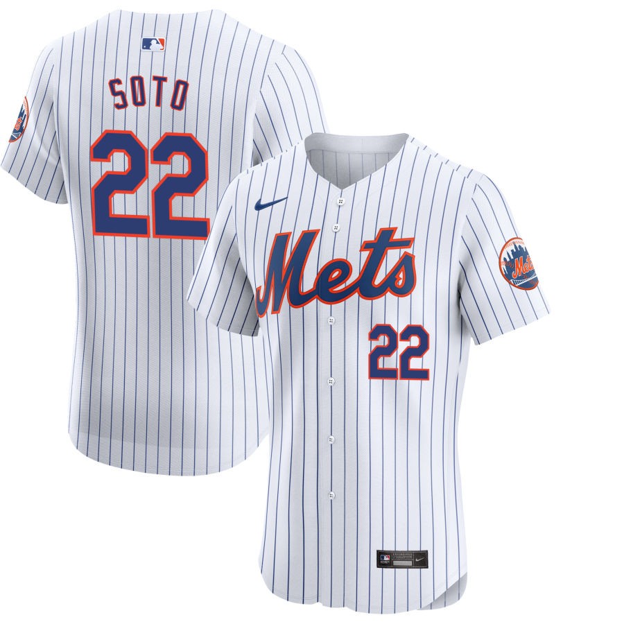 Juan Soto New York Mets Nike Home Elite Jersey - White