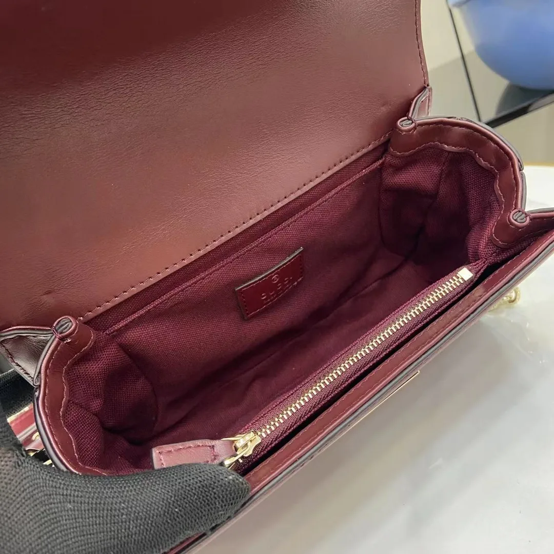 Gucci Red Monogram Canvas Crossbody Bag product photo from LabelPicks