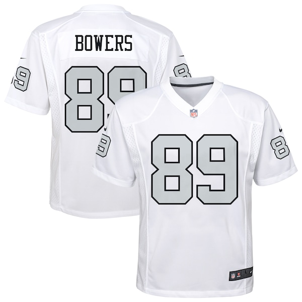 Brock Bowers Las Vegas Raiders Nike Youth Alternate Game Jersey - White