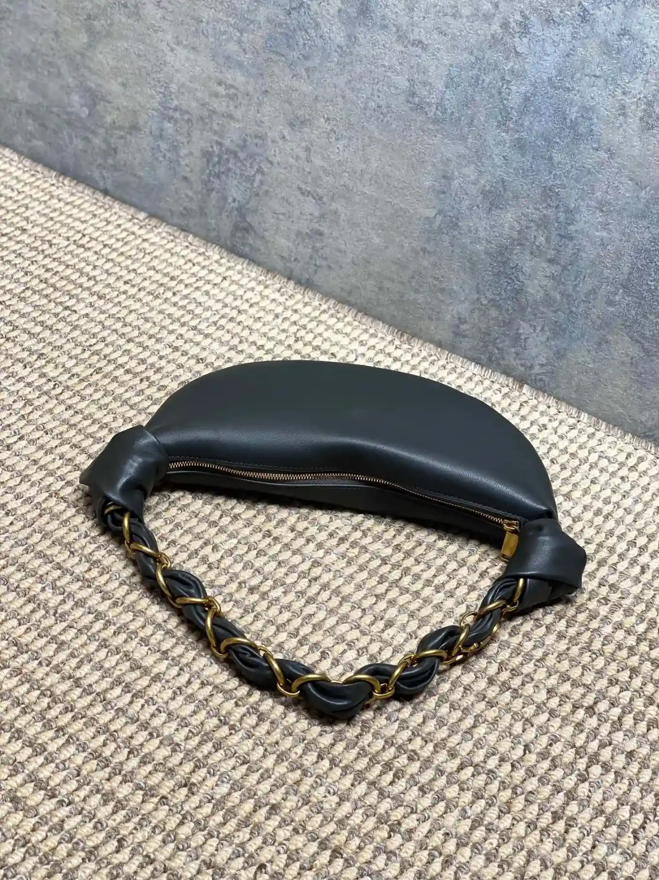 Saint Laurent Black Lambskin Hobo Bag product photo from LabelPicks