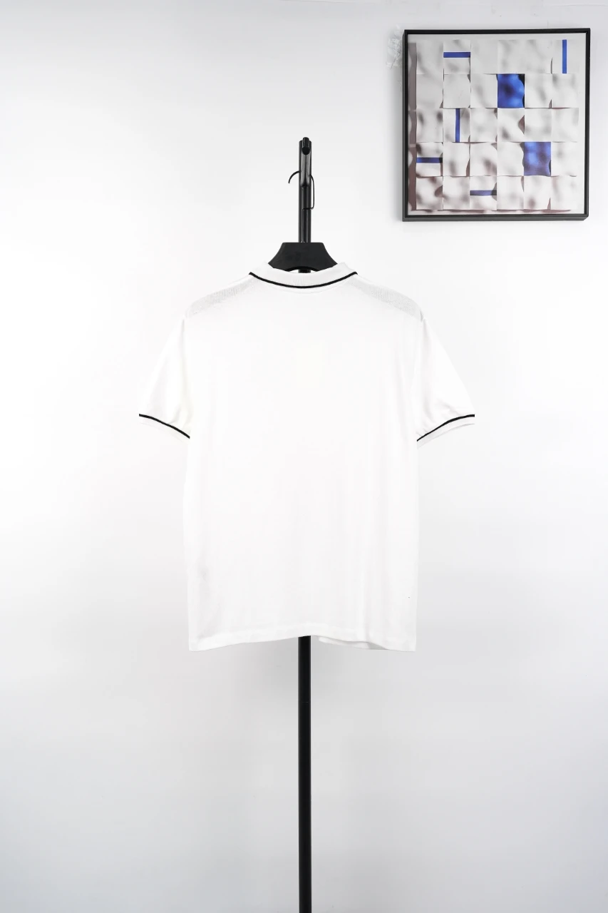 CELINE White Mini Letter Logo Polo Shirt product photo from LabelPicks