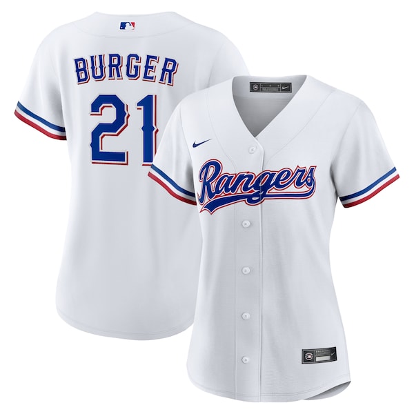 Jake Burger Texas Rangers Nike Women's Home Replica Jersey - White